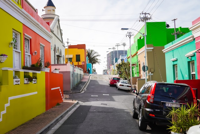 Colorful homes in Bo-Kaap, Cape Town