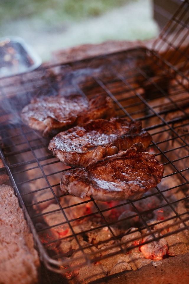 South African braai spread outdoors
