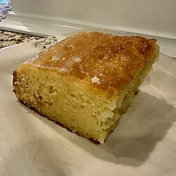 South African malva pudding dessert