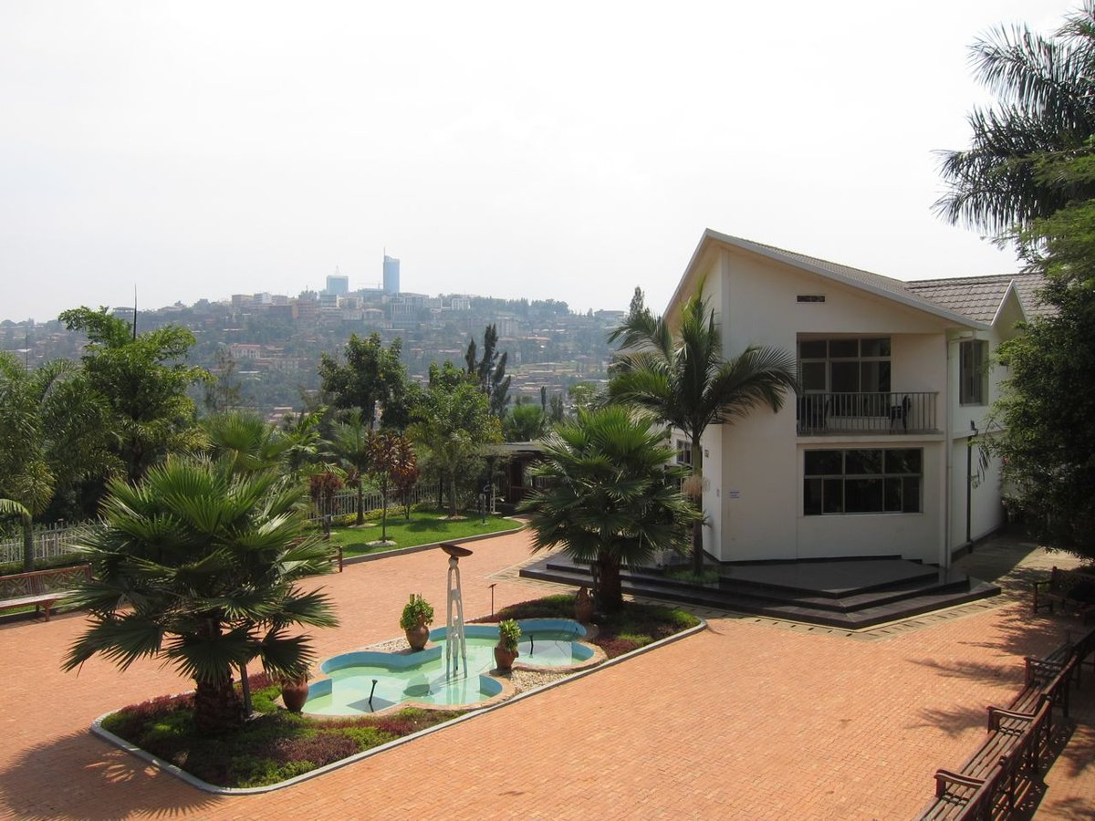 Exterior of the Kigali Genocide Memorial in Gisozi, Rwanda